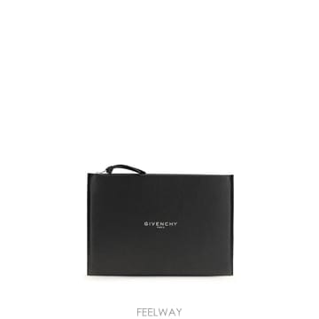 지방시 안티고나 스탬프 라지 파우치 블랙
