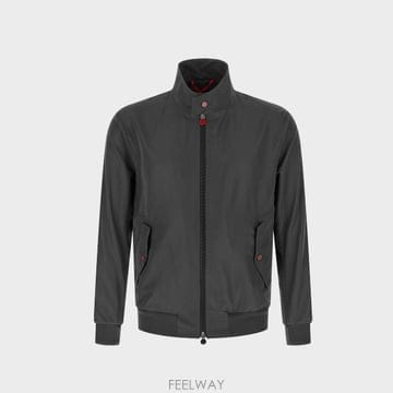 키톤 CIMA 나일론 바람막이 자켓 블랙 남성 UBLM03 K0741H18 009