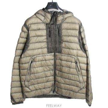 26FW CP컴퍼니 DD쉘 고글 후드 패딩 다운 자켓 펀가이 그레이 21CMOW021A 110416A 356