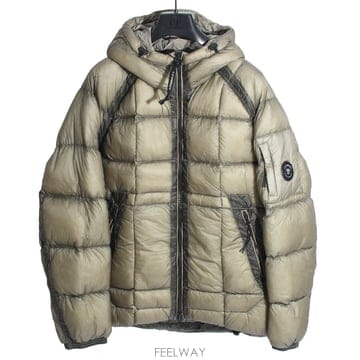 26FW CP컴퍼니 DD쉘 후드 패딩 다운 자켓 펀가이 그레이 21CMOW702A 110416A 356