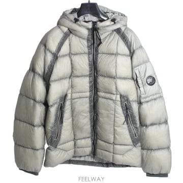 26FW CP컴퍼니 DD쉘 후드 패딩 다운 자켓 플린트 그레이 21CMOW702A 110416A 936