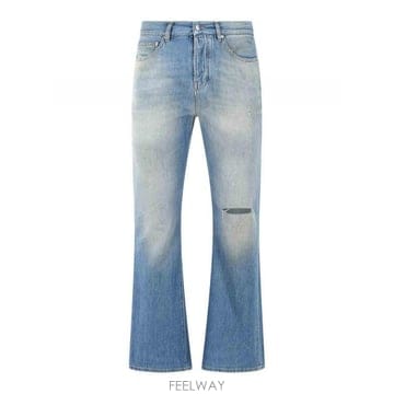 26FW AMIRI slash 부츠컷 light 블루 데님 jeans AMBMJE1148829 TP57956