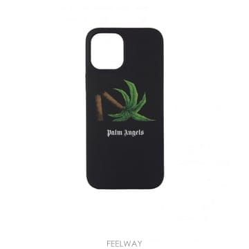 Palm Angels 22SS �ʿ����� ���� phone ���̽� PMPA031S22PLA0041055OSBLACKGREEN TP5722SS �ʿ����� ���� phone ���̽� PMPA031S22PLA0041055OS