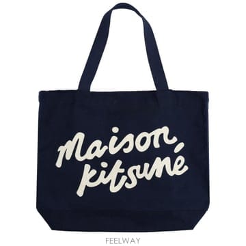 25FW Maison Kitsune 토트 백 WITH WRITING PW05124WW90420413 TP57
