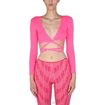22 S/S MSGM 엠에스지엠 탑 크롭 3242MDM210_2274 B0040178506