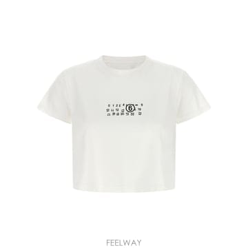 26FW 메종마르지엘라 numeric 시그니처 mm6 업사이드 다운 t 셔츠 S52GC0369M2025810
