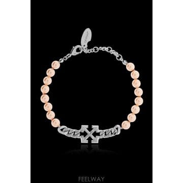 Off White Off ȭ��Ʈ �극�̽��� with �۶� pearls OWOA12WS26MET001723C TP5803989Off ȭ��Ʈ �극�̽��� with �۶� pearls OWOA12WS26MET