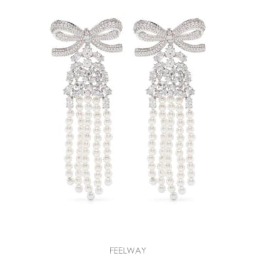 Self Portrait 25FW Self portrait ���� earrings PF25601ESILVER TP57942652625FW Self portrait ���� earrings PF25601ESILVER TP5794