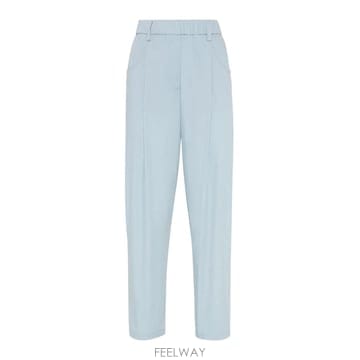 25SS 브루넬로 쿠치넬리 Crop Trosers M0H93P8907C9139 TP574355430