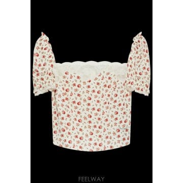 26SS 돌체앤가바나 실크 탑 with floral motif F7BK1TFSA79HA5XJ TP578905