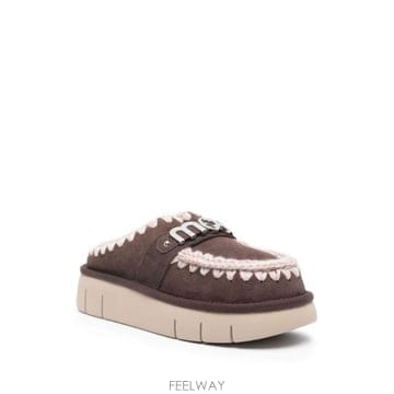Mou BOUNCE CLOG METAL 로고 MULE FW531001AMOCHA TP579244160