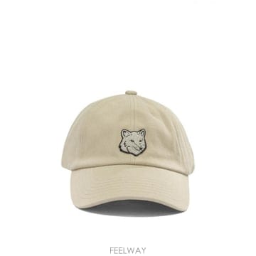 26SS Maison Kitsune Fox Head 베이스볼 모자 MM06104WW00960450 TP580