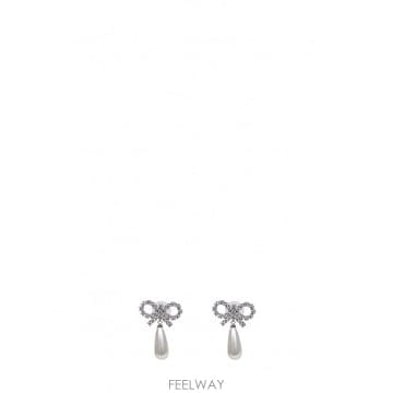 Self Portrait 26SS Self portrait Crystal ���� Pearl Earrings 631EPEARL TP57726SS Self portrait Crystal ���� Pearl Earrings 631EPEA