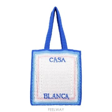 CASABLANCA 25SS CASABLANCA Crochet Shopping �� APS25BAG12101 TP57880326625SS CASABLANCA Crochet Shopping �� APS25BAG12101 TP57