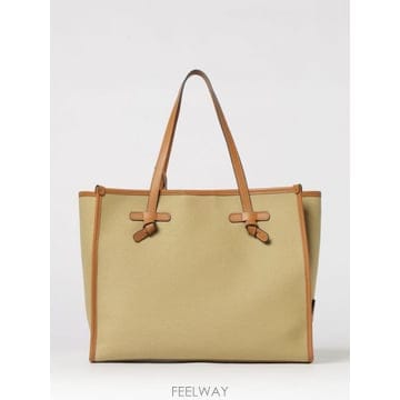 | Other Brand | 26SS ���ƴ� ���Ƹ��� Borsa Marcella in canvas di cotone e pelle BS626SS ���ƴ� ���Ƹ��� Borsa Marcella in canvas di coton