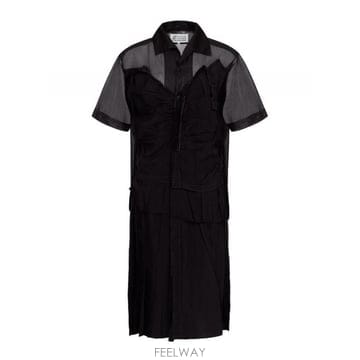 25SS 메종마르지엘라 Midi 폴로 드레스 S51DD0027MTJ020900 TP577984247