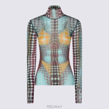 Jean Paul Gaultier 26SS �������쿡 �������쿡 ž ���� Purple ���ο� TO445M018P502710 TP5784005026SS �������쿡 �������쿡 ž ���� Purple ���ο� TO445