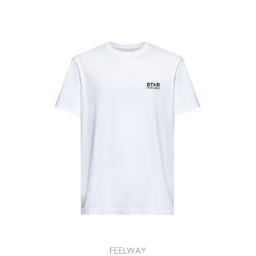 골든구스 스타 로고 티셔츠 블랙