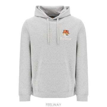 23FW 바버 x 메종 키츠네 후드티 MOL0569GY52 TP578398394