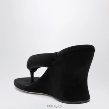 26FW Balenciaga Baleniaga Gaeta 웨지 thong 샌들 876727WCDQ01000 