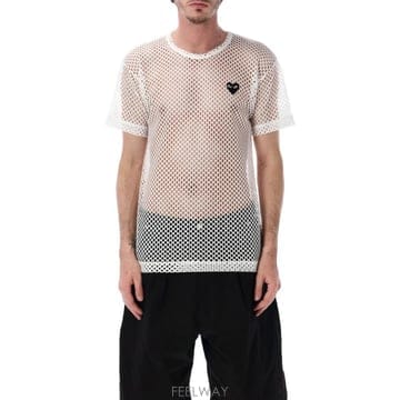 Comme des Garcons 26SS �ĵ������� Comme des garcons Play mesh T ���� 26PAXT3520512 TP26SS �ĵ������� Comme des garcons Play mesh T ���� 26P