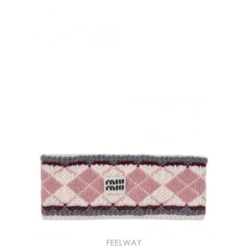 Miu Miu 26SS �̿�̿� ACCESSORI CAPELLI JACQUARD ĳ�� �� 5IH0442IEIF0X46 TP26SS �̿�̿� ACCESSORI CAPELLI JACQUARD ĳ�� �� 5IH04