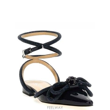 MACH & MACH 24FW MACH MACH Double ���� Ballet Flats PF24S001715PATNVY TP5724FW MACH MACH Double ���� Ballet Flats PF24S001715PAT