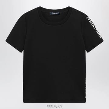 Max Mara 26SS �������� ���� ��ư blend T ���� with embroidered �ΰ� SMMNANCYCO00826SS �������� ���� ��ư blend T ���� with embroidered 