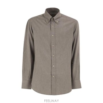 Brunello Cucinelli 26FW ���ڷ� ��ġ�ڸ� ��ư �� Lyocell Button �ٿ� ���� MY6370038C024 TP57926FW ���ڷ� ��ġ�ڸ� ��ư �� Lyocell Button �ٿ� ��