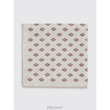 Brunello Cucinelli 26SS ���ڷ� ��ġ�ڸ� Fazzoletto da taschino ���ڷ� ��ġ�ڸ� in seta con26SS ���ڷ� ��ġ�ڸ� Fazzoletto da taschino ���ڷ�