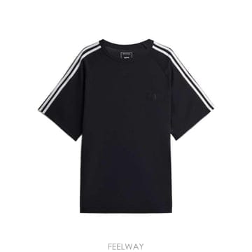 Yohji Yamamoto 26SS Y 3 ��Ʈ SLEEVE TEE 3 STRIPES JW7352BLACK TP57942656626SS Y 3 ��Ʈ SLEEVE TEE 3 STRIPES JW7352BLACK TP57942