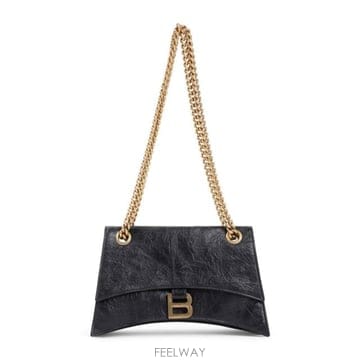 Balenciaga 25FW Balenciaga Thick golden chain  Golden B �ΰ� closure  Fro25FW Balenciaga Thick golden chain  Golden B �ΰ� clos