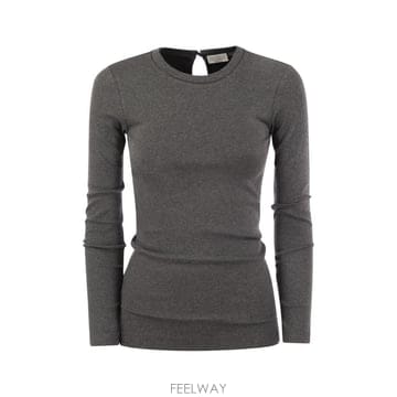 브루넬로 쿠치넬리 RIB TSHIRT LS M0TC8BJ300CV563 TP578506821