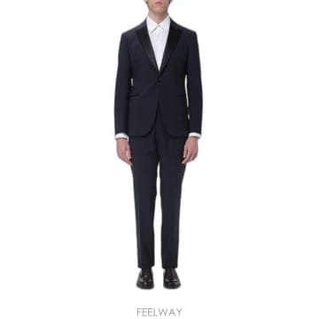 아르마니 버진 울 싱글 브레스티드 수트