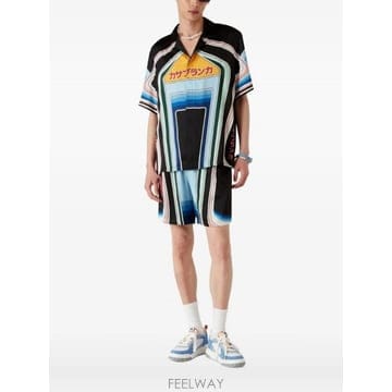 CASABLANCA 25FW CASABLANCA Graphic Mountain ��ũ ���� MPF25SH00306 TP57942625FW CASABLANCA Graphic Mountain ��ũ ���� MPF25SH0030