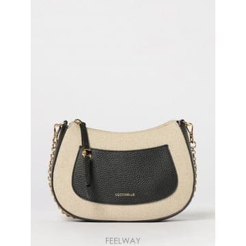 | Other Brand | 26SS COCCINELLE Borsa C Easy Coccinelle in canvas e pelle a26SS COCCINELLE Borsa C Easy Coccinelle in canvas e pe