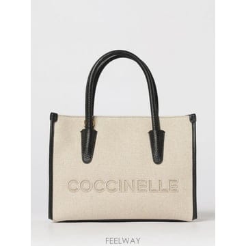 | Other Brand | 26SS COCCINELLE Borsa Myrtha Coccinelle in canvas e pelle a26SS COCCINELLE Borsa Myrtha Coccinelle in canvas e pe