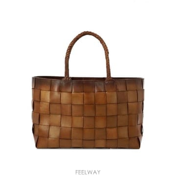 드래곤디퓨전 JAPAN 토트   Woven 레더 백 8151TAN TP578087655