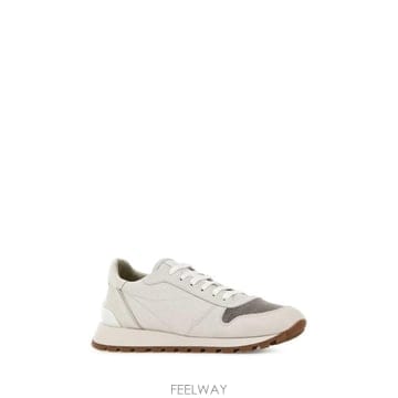 Brunello Cucinelli 26SS ���ڷ� ��ġ�ڸ� ���� �� fabric upper  Rubber sole  Monile detail26SS ���ڷ� ��ġ�ڸ� ���� �� fabric upper  Rubber so