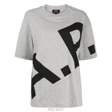 24FW A P C  Lisandre organic 코튼 t 셔츠 COFBTM26341PLA TP578189