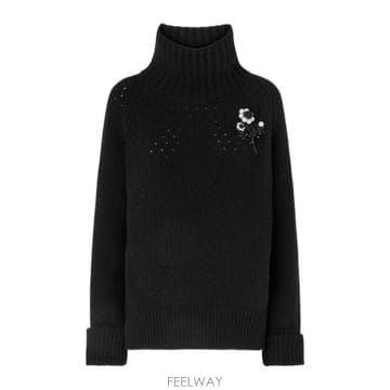 26FW 에르마노설비노 여성 니트 스웨터 D495M324JBV95708 TP579564973