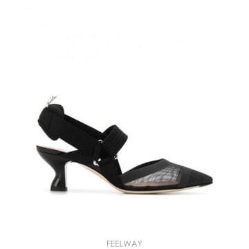 Fendi 멀티 컬러 mesh 앤 fabric colibrA pumps 8J6716A8UGF0MQ0 TP57