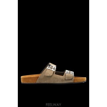 Tory Burch 26FW �丮��ġ Suede slides Mellow 1711510111 TP57949321126FW �丮��ġ Suede slides Mellow 1711510111 TP5794932