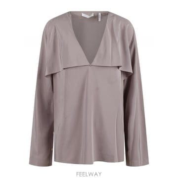 24FW 헬멧 LANG 블라우스 With 스카프 O06HW50423D TP578188483