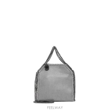 Stella McCartney ���ڶ� ��īƮ�� Falabella micro ��Ʈ �� in light grey 391698W91321220���ڶ� ��īƮ�� Falabella micro ��Ʈ �� in light grey 
