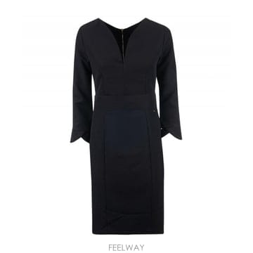 Armani 18FW �Ƹ����� �ͽ�ü���� �巹�� 6ZYA19YNGQZ1200BLACK TP57924797018FW �Ƹ����� �ͽ�ü���� �巹�� 6ZYA19YNGQZ1200BLACK T