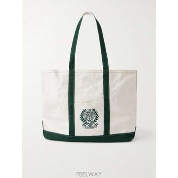 26 F/W 폴로 랄프로렌 윔블던 엠브로이드 라지 코튼 토트백 백 4 B0082045526