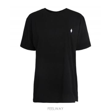 Marcelo Burlon 23FW �������κҷ� T ���� in cotone nero CMAA075R21JER0011001 TP5787923FW �������κҷ� T ���� in cotone nero CMAA075R21JER0