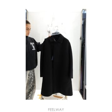 디올 옴므 코트 아우터 블랙