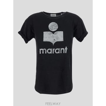 Isabel Marant 25FW ���ں����� Linen t ���� with laminated �ΰ� TS0004FAA1N10E01BK T25FW ���ں����� Linen t ���� with laminated �ΰ� TS000